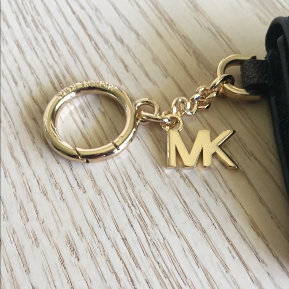 Michael Kors Brown/Black Key Ring, ID, Card Case - Picture 7 of 9